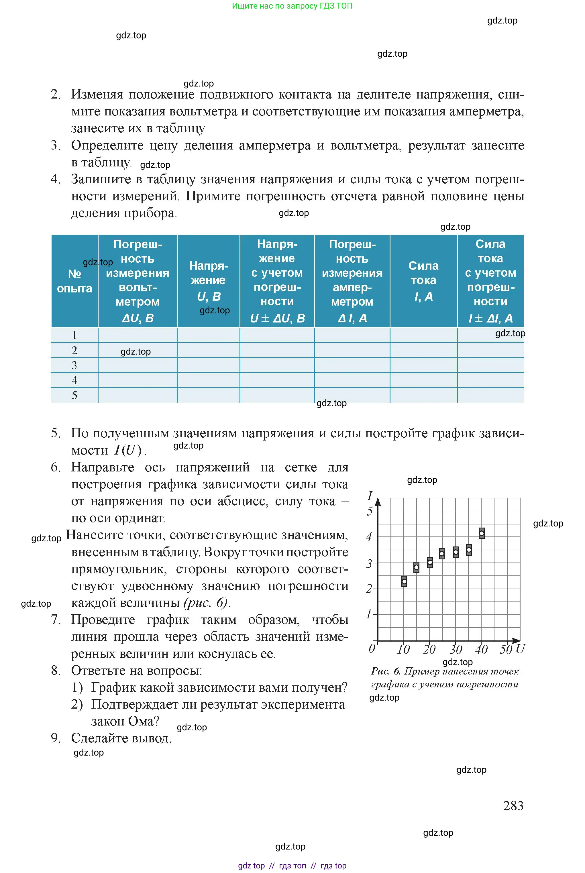 Физика, 8 класс Учебник, авторы: Закирова Назифа Анваровна, Аширов Руслан Рауфович, издательство Арман-ПВ, Алматы, 2018, страница 283