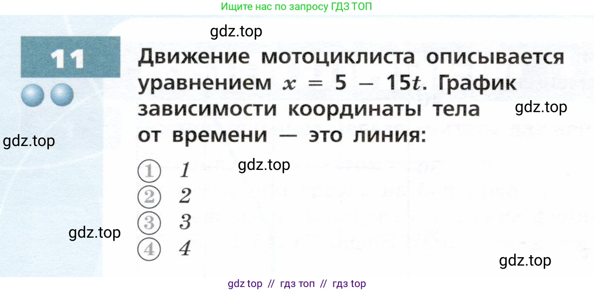 Физика, 9 класс Тетрадь-тренажёр, авторы: Артеменков Денис Александрович, Белага Виктория Владимировна, Воронцова Наталия Игоревна, Жумаев Владислав Викторович, Ломаченков Иван Алексеевич, Панебратцев Юрий Анатольевич, издательство Просвещение, Москва, 2024, голубого цвета, страница 6, номер 11, Условие