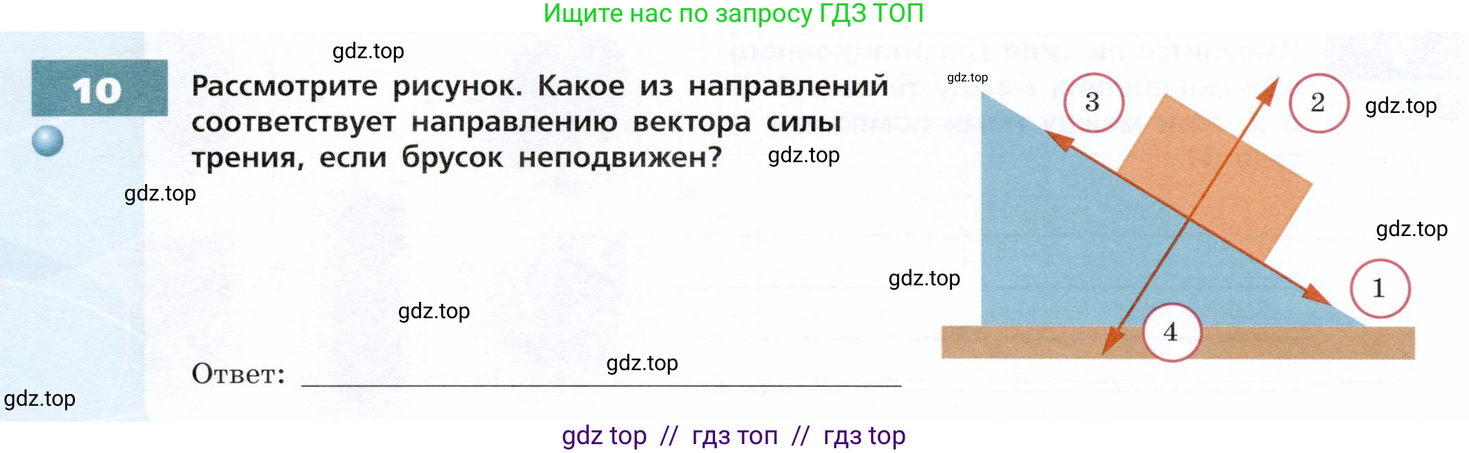 Физика, 9 класс Тетрадь-тренажёр, авторы: Артеменков Денис Александрович, Белага Виктория Владимировна, Воронцова Наталия Игоревна, Жумаев Владислав Викторович, Ломаченков Иван Алексеевич, Панебратцев Юрий Анатольевич, издательство Просвещение, Москва, 2024, голубого цвета, страница 38, номер 10, Условие