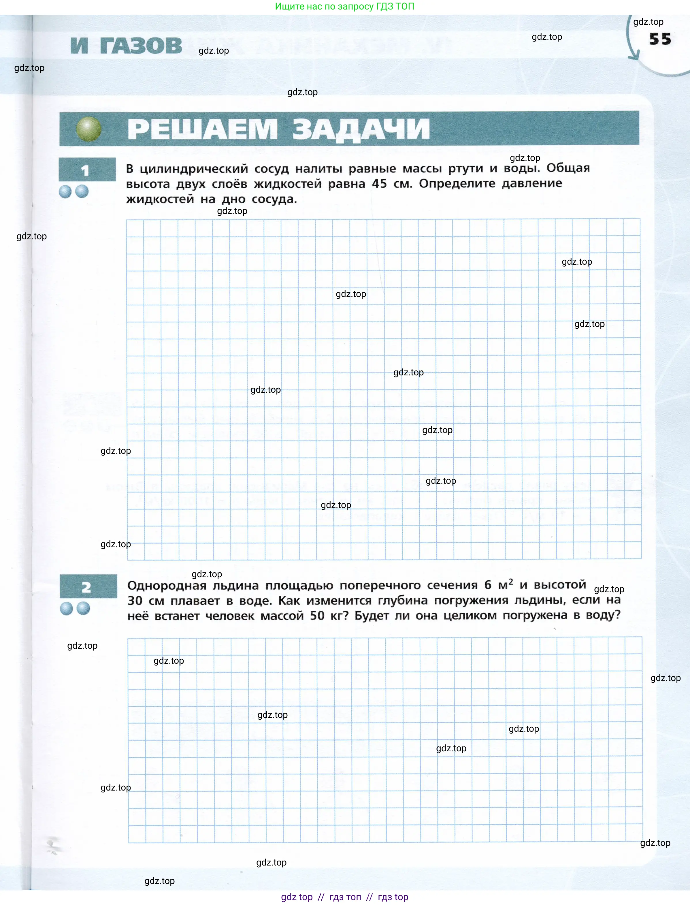Физика, 9 класс Тетрадь-тренажёр, авторы: Артеменков Денис Александрович, Белага Виктория Владимировна, Воронцова Наталия Игоревна, Жумаев Владислав Викторович, Ломаченков Иван Алексеевич, Панебратцев Юрий Анатольевич, издательство Просвещение, Москва, 2024, голубого цвета, страница 55
