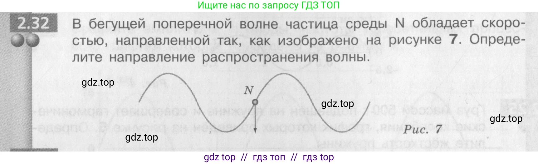 Физика, 9 класс Задачник, авторы: Артеменков Денис Александрович, Ломаченков Иван Алексеевич, Панебратцев Юрий Анатольевич, издательство Просвещение, Москва, 2011, страница 14, номер 2.32, Условие