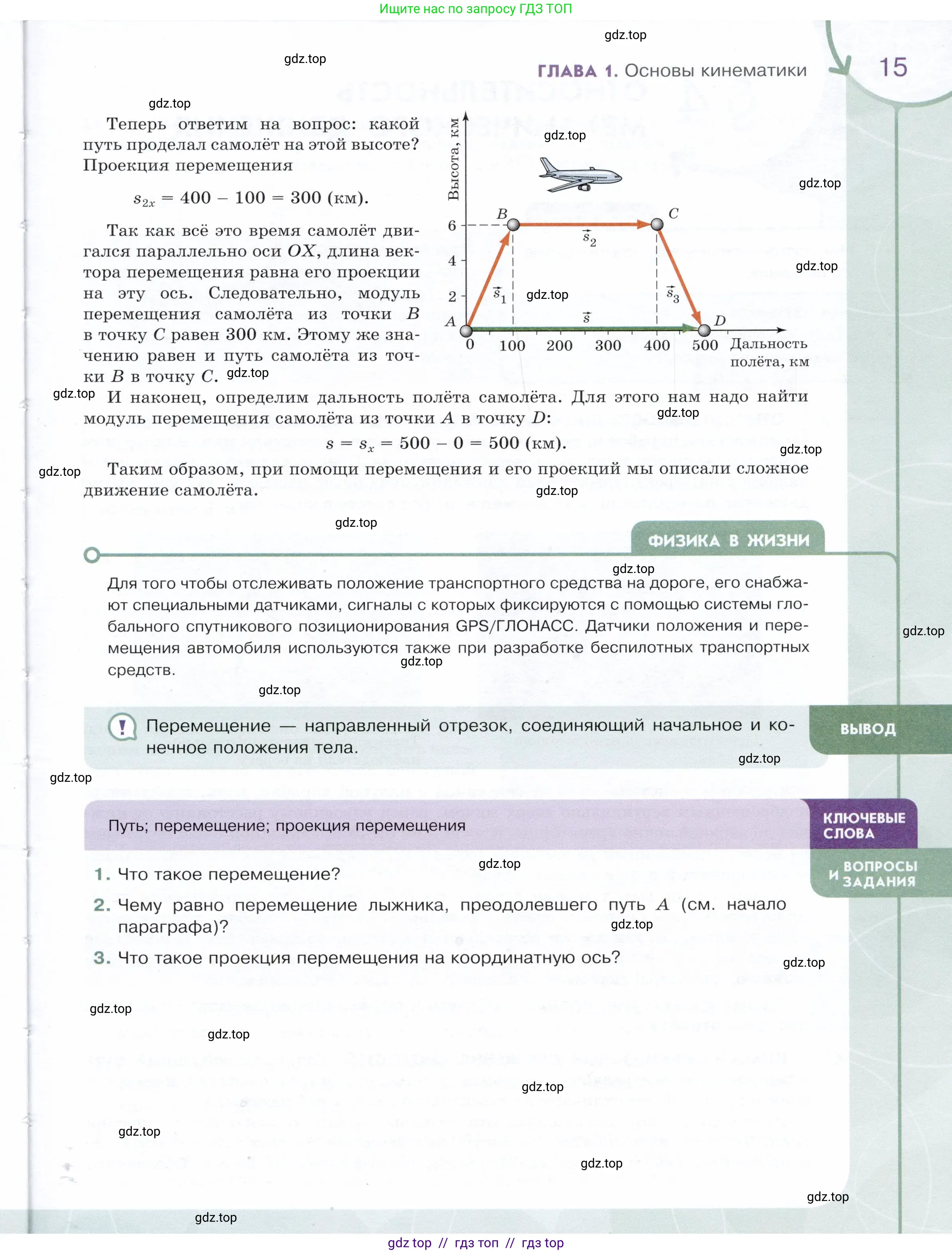 Физика, 9 класс Учебник, авторы: Белага Виктория Владимировна, Воронцова Наталия Игоревна, Ломаченков Иван Алексеевич, Панебратцев Юрий Анатольевич, издательство Просвещение, Москва, 2024, голубого цвета, Часть 1, страница 15