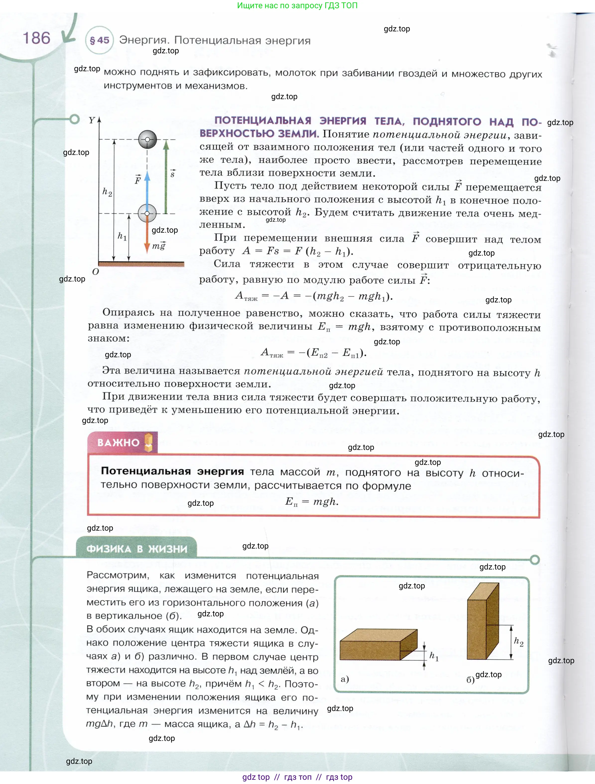 Физика, 9 класс Учебник, авторы: Белага Виктория Владимировна, Воронцова Наталия Игоревна, Ломаченков Иван Алексеевич, Панебратцев Юрий Анатольевич, издательство Просвещение, Москва, 2024, голубого цвета, страница 186