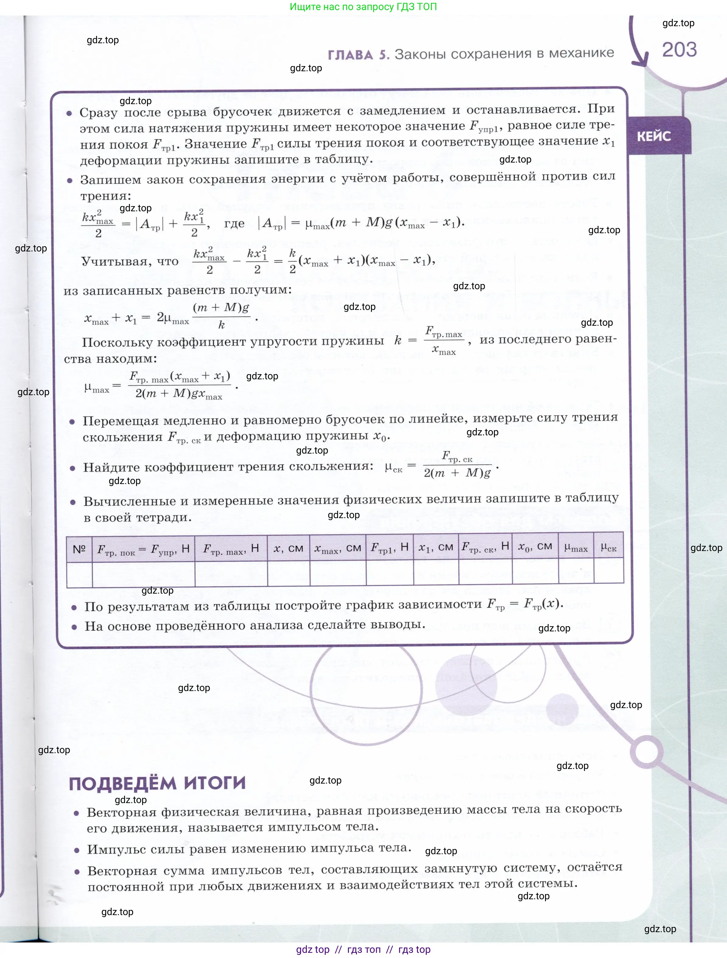 Физика, 9 класс Учебник, авторы: Белага Виктория Владимировна, Воронцова Наталия Игоревна, Ломаченков Иван Алексеевич, Панебратцев Юрий Анатольевич, издательство Просвещение, Москва, 2024, голубого цвета, страница 203