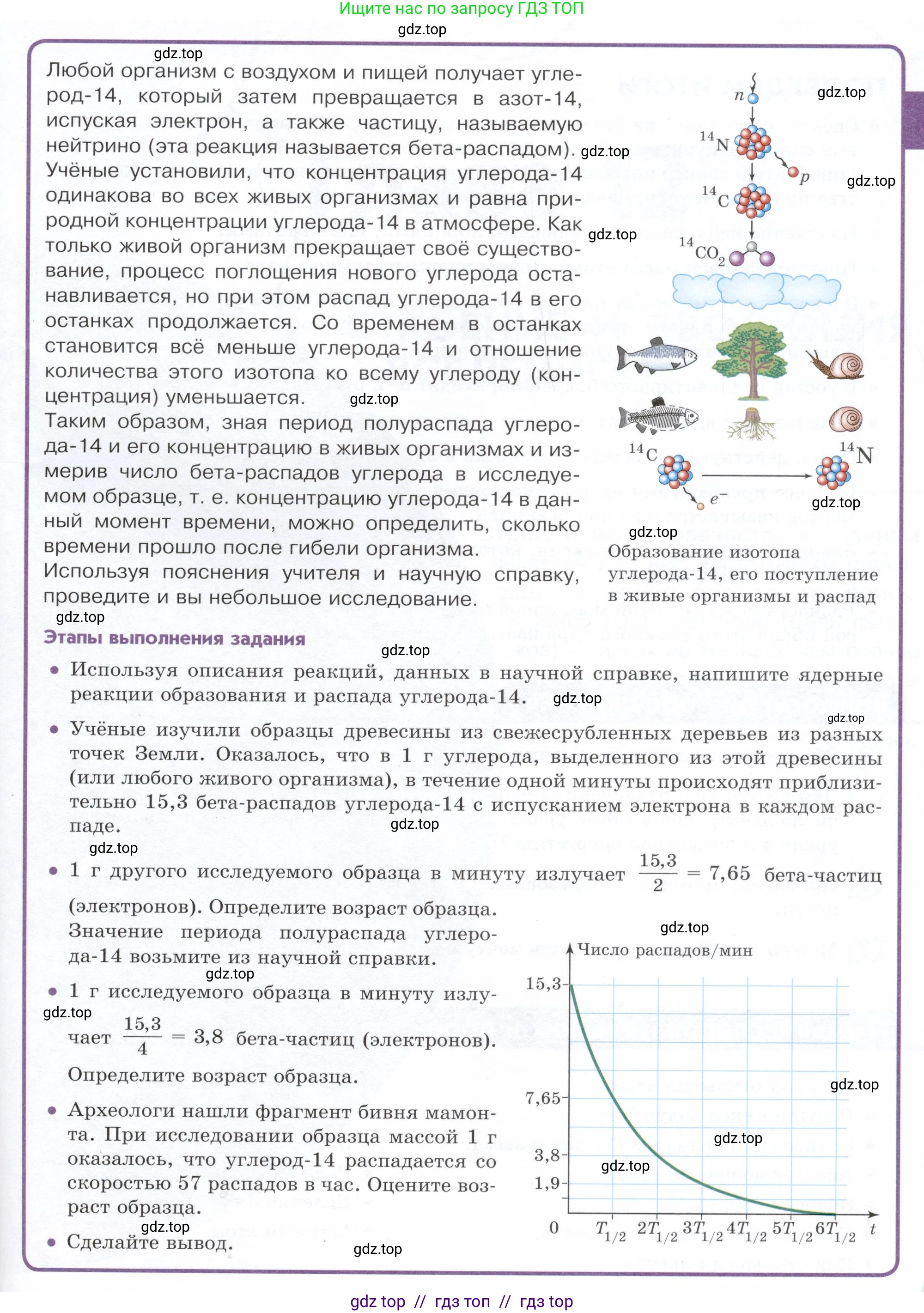 Физика, 9 класс Учебник, авторы: Белага Виктория Владимировна, Воронцова Наталия Игоревна, Ломаченков Иван Алексеевич, Панебратцев Юрий Анатольевич, издательство Просвещение, Москва, 2024, голубого цвета, Часть 2, страница 194, Условие (продолжение 2)