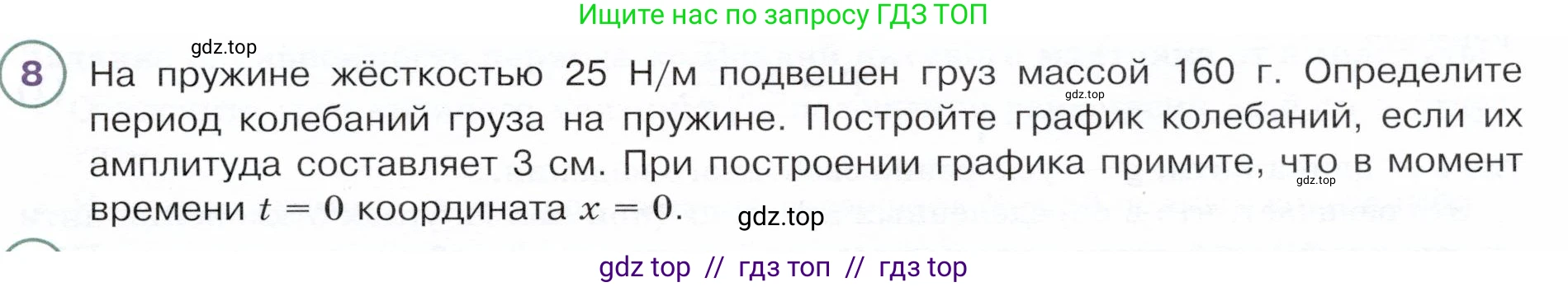 Физика, 9 класс Учебник, авторы: Белага Виктория Владимировна, Воронцова Наталия Игоревна, Ломаченков Иван Алексеевич, Панебратцев Юрий Анатольевич, издательство Просвещение, Москва, 2024, голубого цвета, Часть 1, страница 243, номер 8, Условие