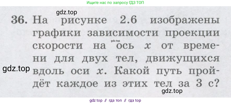 Физика, 9 класс Учебник, авторы: Генденштейн Лев Элевич, Булатова Альбина Александрова, Корнильев Игорь Николаевич, Кошкина Анжелика Васильевна, издательство Бином, Москва, 2016, бирюзового цвета, Часть 1, страница 28, номер 36, Условие