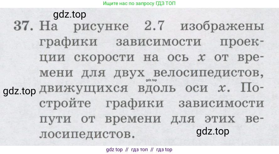 Физика, 9 класс Учебник, авторы: Генденштейн Лев Элевич, Булатова Альбина Александрова, Корнильев Игорь Николаевич, Кошкина Анжелика Васильевна, издательство Бином, Москва, 2016, бирюзового цвета, Часть 1, страница 28, номер 37, Условие