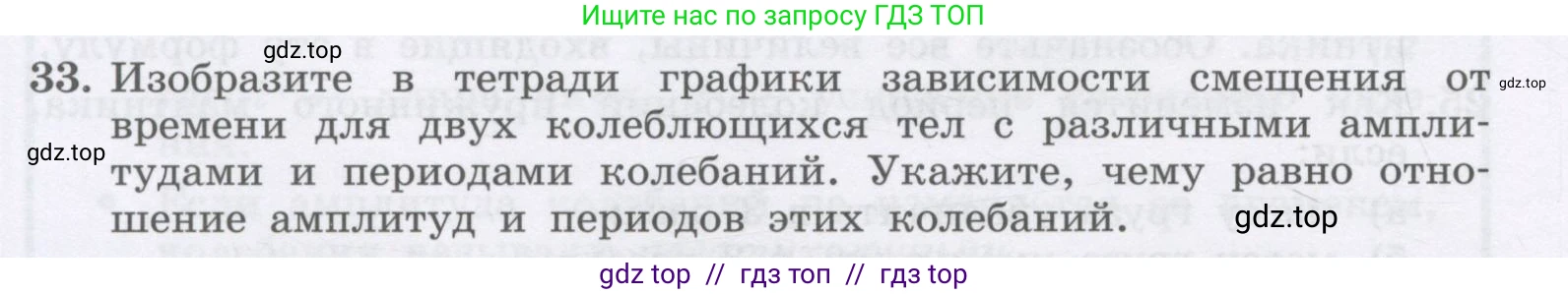Физика, 9 класс Учебник, авторы: Генденштейн Лев Элевич, Булатова Альбина Александрова, Корнильев Игорь Николаевич, Кошкина Анжелика Васильевна, издательство Бином, Москва, 2016, бирюзового цвета, Часть 1, страница 178, номер 33, Условие