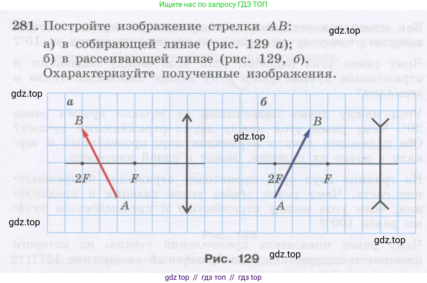 Физика, 9 класс Учебник, авторы: Генденштейн Лев Элевич, Булатова Альбина Александрова, Корнильев Игорь Николаевич, Кошкина Анжелика Васильевна, издательство Бином, Москва, 2016, бирюзового цвета, Часть 2, страница 134, номер 281, Условие
