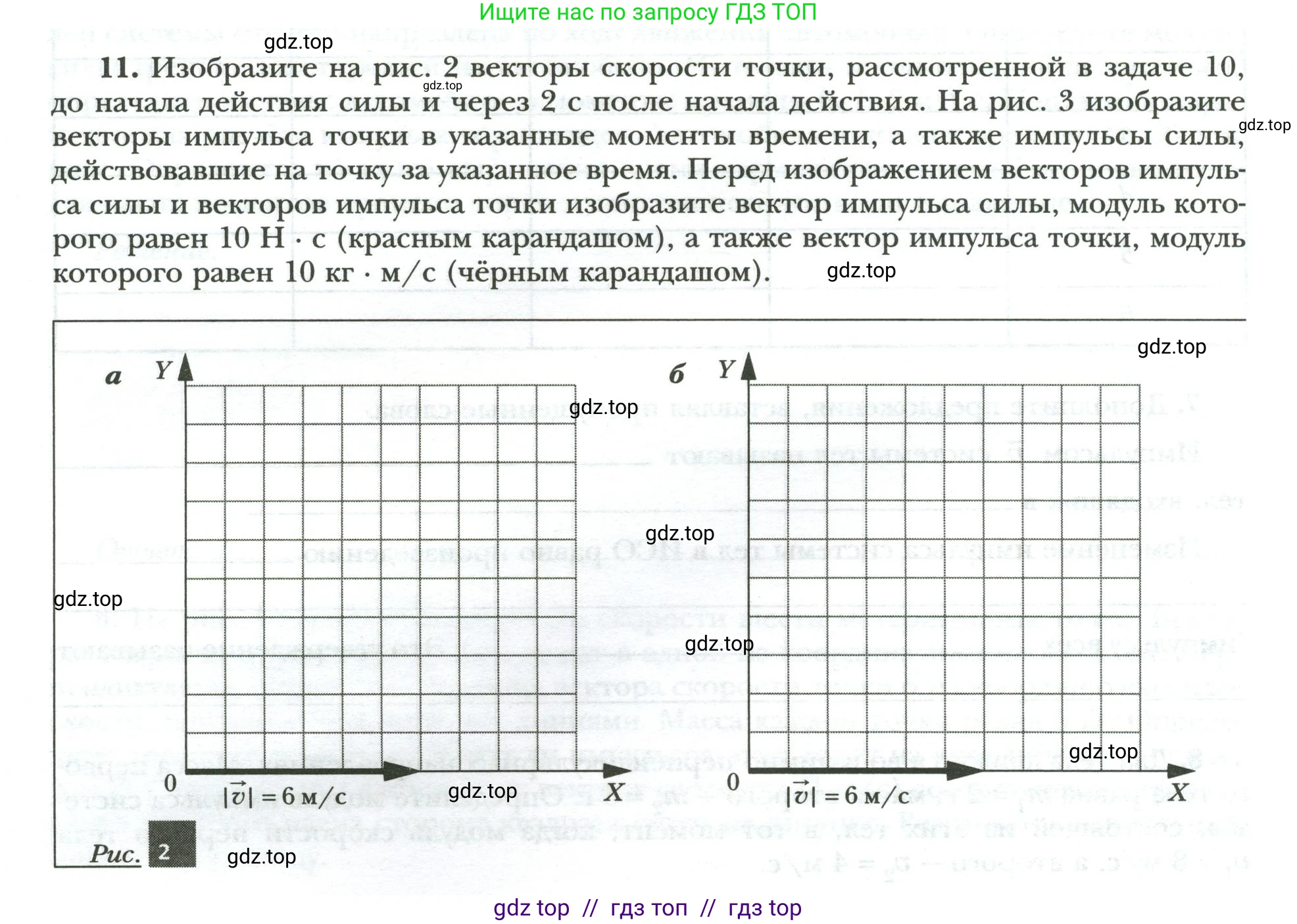 Физика, 9 класс рабочая тетрадь, авторы: Грачев Александр Васильевич, Погожев Владимир Александрович, Боков Павел Юрьевич, Вишнякова Екатерина Анатольевна, издательство Просвещение, Москва, 2021, Часть 2, страница 6, номер 11, Условие
