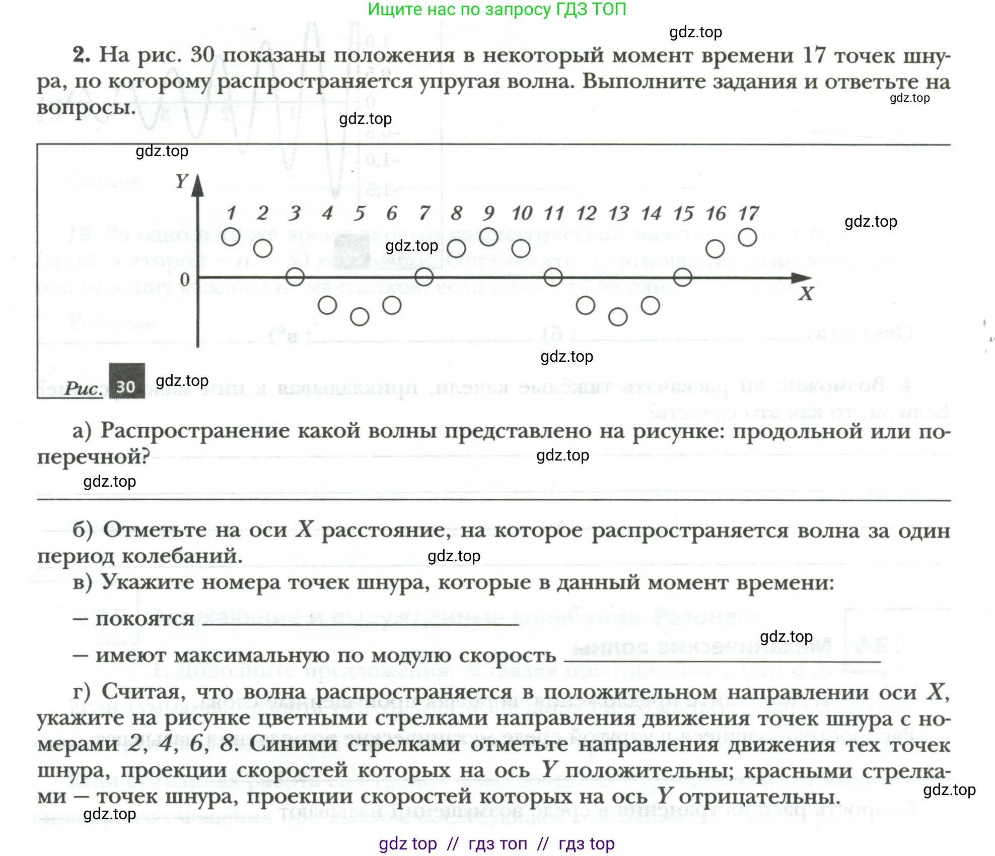 Физика, 9 класс рабочая тетрадь, авторы: Грачев Александр Васильевич, Погожев Владимир Александрович, Боков Павел Юрьевич, Вишнякова Екатерина Анатольевна, издательство Просвещение, Москва, 2021, Часть 2, страница 60, номер 2, Условие