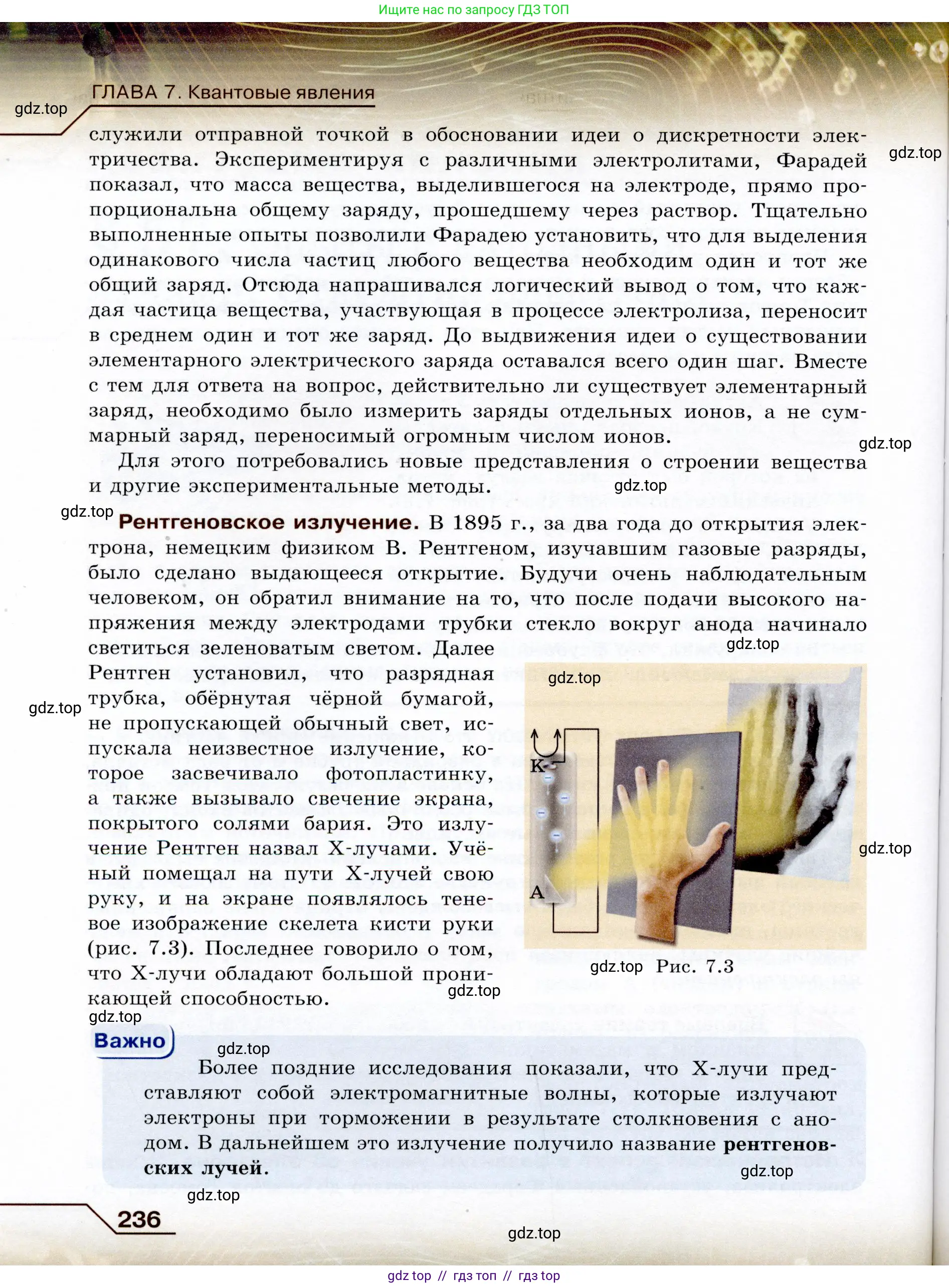 Физика, 9 класс Учебник, авторы: Громов Сергей Васильевич, Родина Надежда Александровна, Белага Виктория Владимировна, Ломаченков Иван Алексеевич, Панебратцев Юрий Анатольевич, издательство Просвещение, Москва, 2018, страница 236