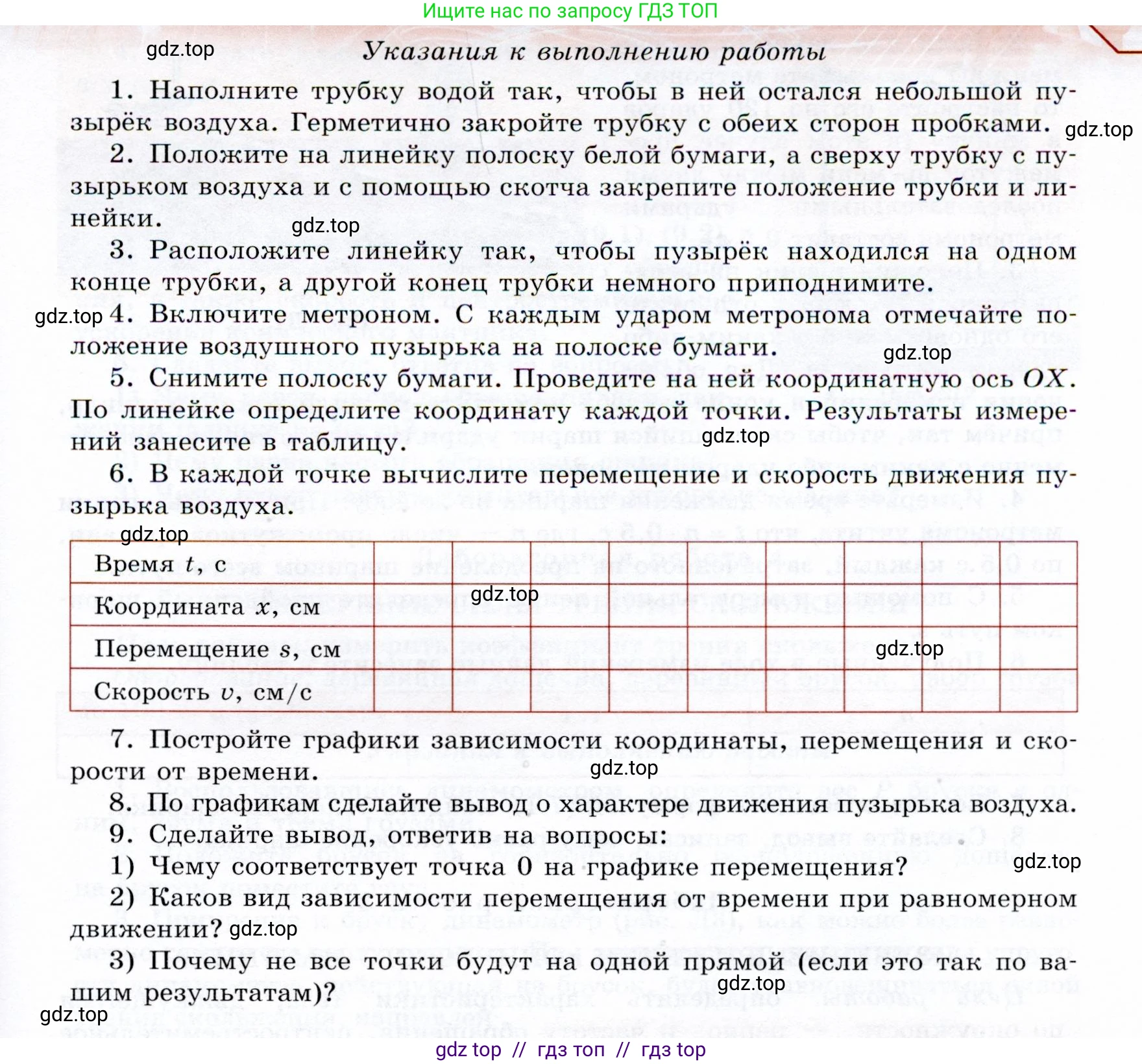 Физика, 9 класс Учебник, авторы: Громов Сергей Васильевич, Родина Надежда Александровна, Белага Виктория Владимировна, Ломаченков Иван Алексеевич, Панебратцев Юрий Анатольевич, издательство Просвещение, Москва, 2018, страница 306, номер 1, Условие (продолжение 2)