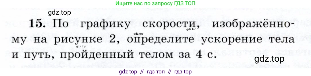 Физика, 9 класс Учебник, авторы: Громов Сергей Васильевич, Родина Надежда Александровна, Белага Виктория Владимировна, Ломаченков Иван Алексеевич, Панебратцев Юрий Анатольевич, издательство Просвещение, Москва, 2018, страница 292, номер 15, Условие