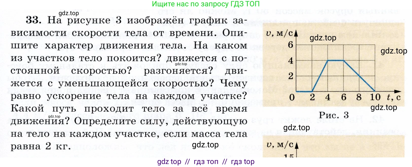 Физика, 9 класс Учебник, авторы: Громов Сергей Васильевич, Родина Надежда Александровна, Белага Виктория Владимировна, Ломаченков Иван Алексеевич, Панебратцев Юрий Анатольевич, издательство Просвещение, Москва, 2018, страница 293, номер 33, Условие