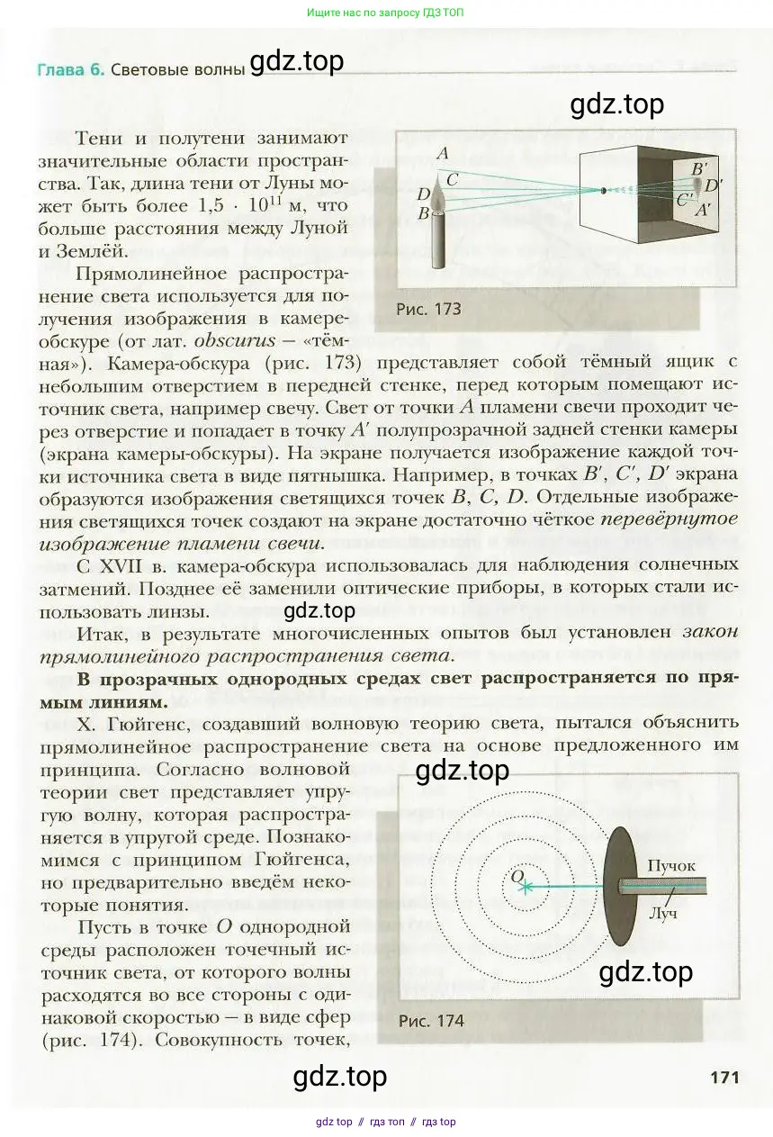 Физика, 9 класс Учебник, авторы: Хижнякова Людмила Степановна, Синявина Анна Афанасьевна, издательство Вентана-граф, Москва, 2012, серого цвета, страница 171