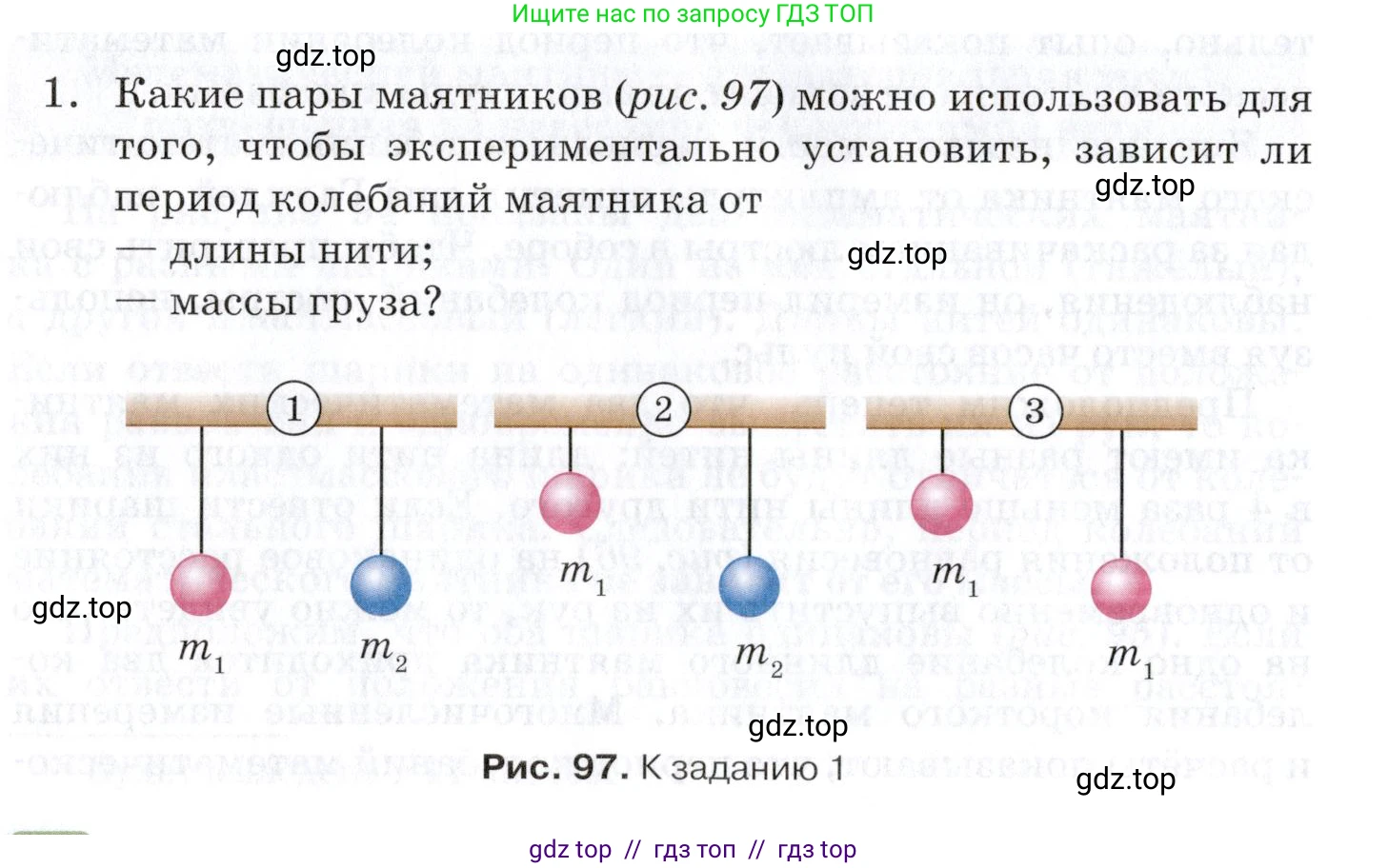 Физика, 9 класс Учебник, автор: Изергин Эдуард Тимофеевич, издательство Русское слово, Москва, 2019, страница 94, номер 1, Условие