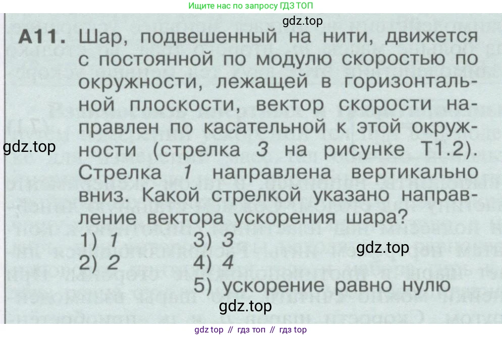 Физика, 9 класс Учебник, автор: Кабардин Олег Фёдорович, издательство Просвещение, Москва, 2014, радужного цвета, страница 33, номер А11, Условие