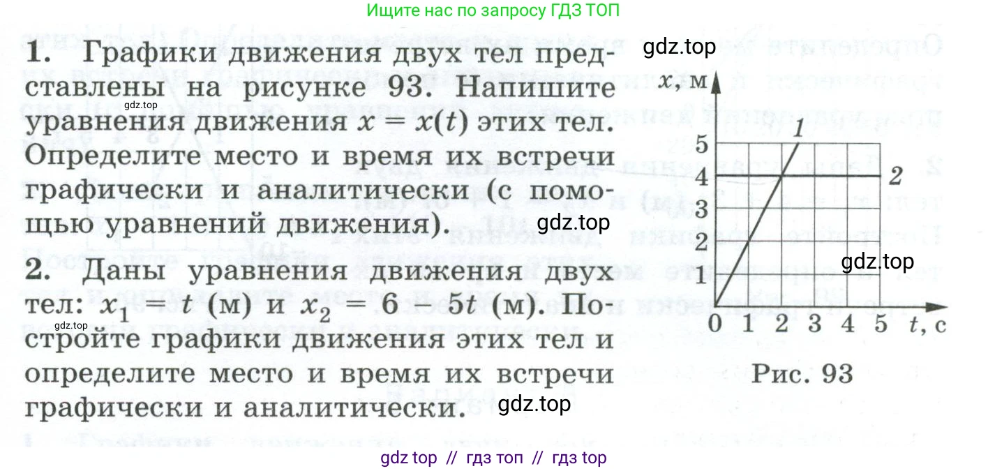 Физика, 9 класс Дидактические материалы, авторы: Марон Абрам Евсеевич, Марон Евгений Абрамович, издательство Просвещение, Москва, 2022, белого цвета, страница 59, Условие