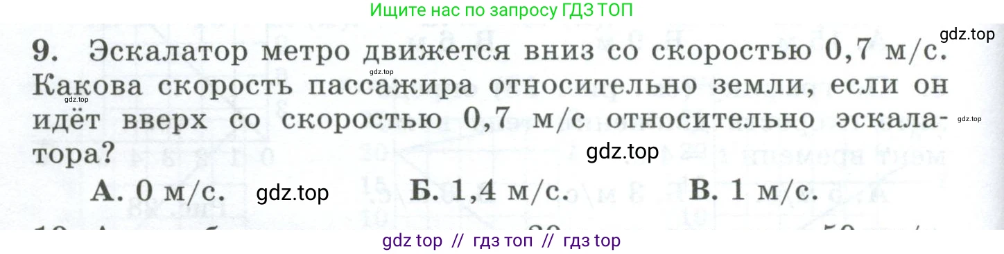 Физика, 9 класс Дидактические материалы, авторы: Марон Абрам Евсеевич, Марон Евгений Абрамович, издательство Просвещение, Москва, 2022, белого цвета, страница 28, номер 9, Условие