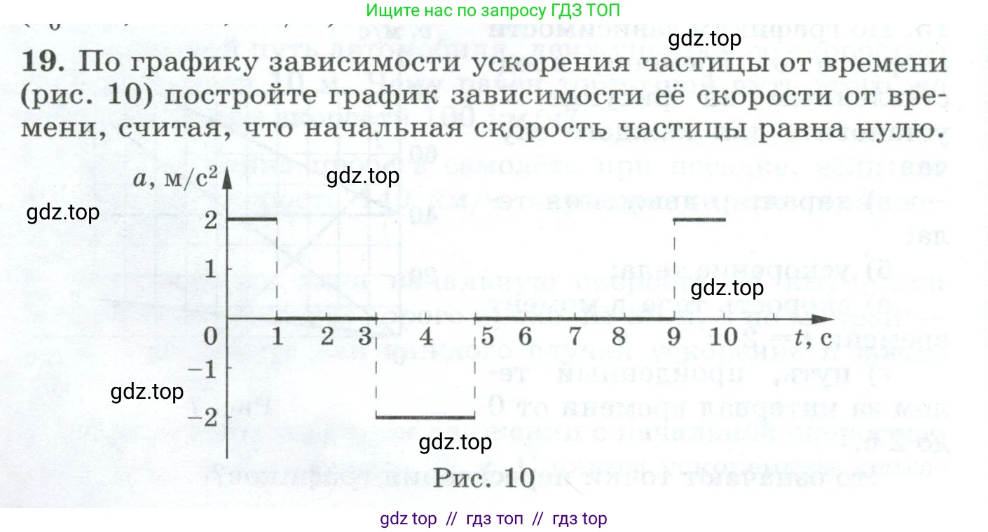 Физика, 9 класс Дидактические материалы, авторы: Марон Абрам Евсеевич, Марон Евгений Абрамович, издательство Просвещение, Москва, 2022, белого цвета, страница 10, номер 19, Условие