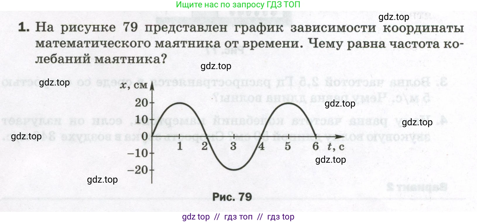Физика, 9 класс Самостоятельные и контрольные работы, авторы: Марон Абрам Евсеевич, Марон Евгений Абрамович, издательство Просвещение, Москва, 2021, белого цвета, страница 54, номер 1, Условие