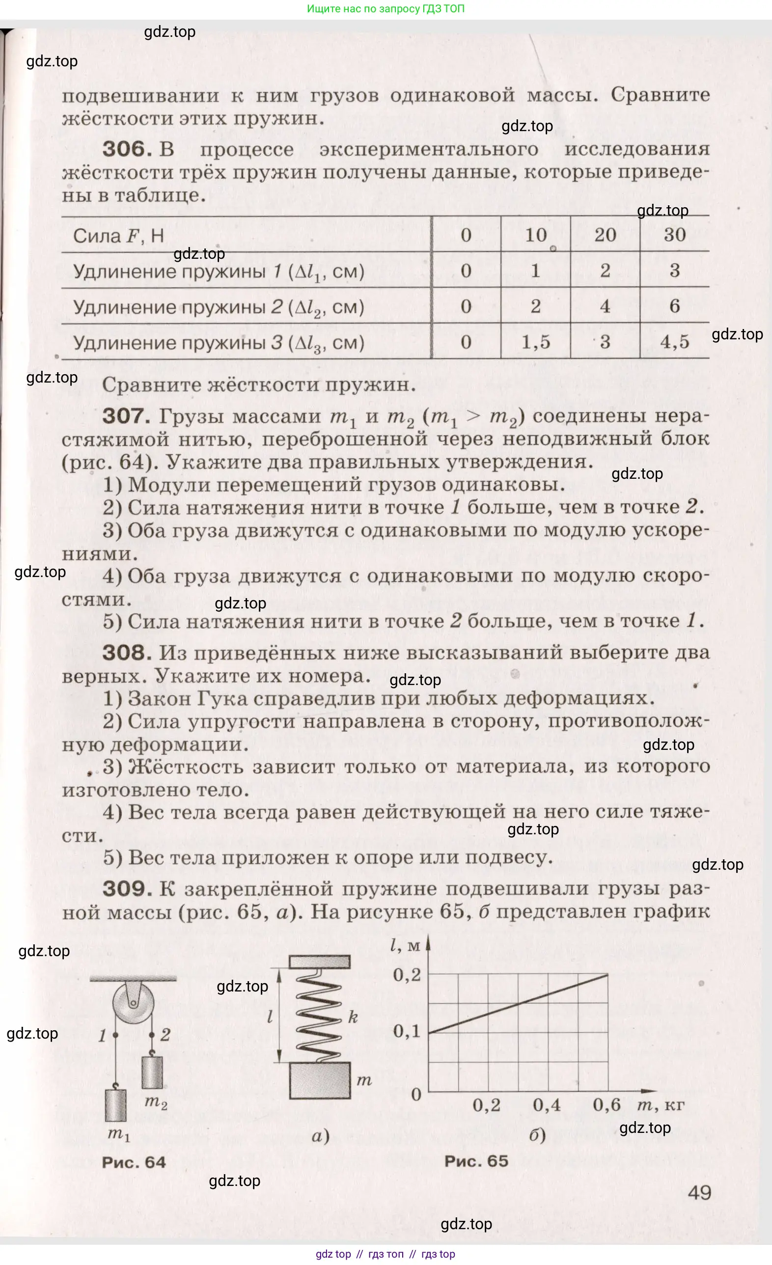Физика, 9 класс Сборник вопросов и задач, авторы: Марон Абрам Евсеевич, Марон Евгений Абрамович, Позойский Семён Вениаминович, издательство Просвещение, Москва, 2022, белого цвета, страница 14, номер 49, Условие