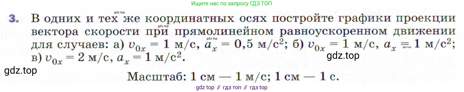 ГДЗ Физика, 9 класс Учебник, авторы: Пёрышкин И М, Гутник Елена Моисеевна, Иванов Александр Иванович, Петрова Мария Арсеньевна, издательство Просвещение, Москва, 2021 - 2022, страница 28, номер 3, Условие