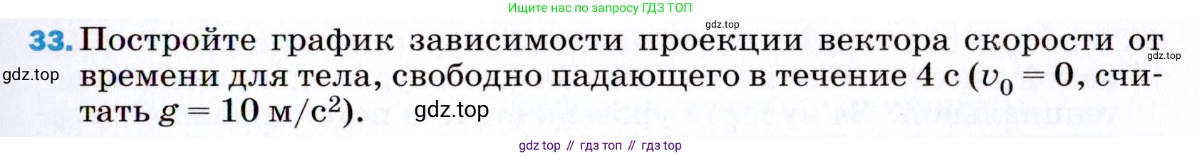 ГДЗ Физика, 9 класс Учебник, авторы: Пёрышкин И М, Гутник Елена Моисеевна, Иванов Александр Иванович, Петрова Мария Арсеньевна, издательство Просвещение, Москва, 2021 - 2022, страница 339, номер 33, Условие