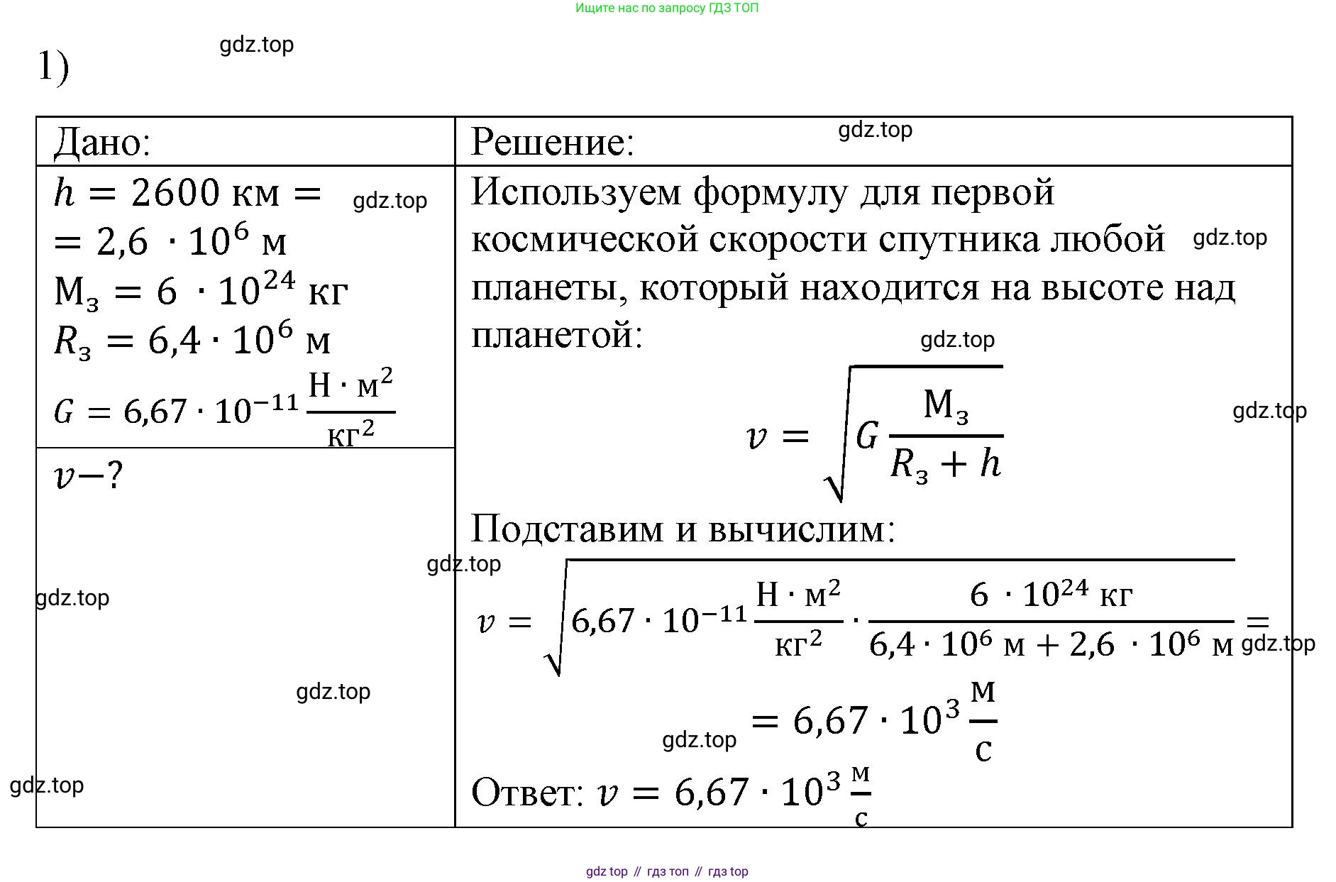 ГДЗ Физика, 9 класс Учебник, авторы: Пёрышкин И М, Гутник Елена Моисеевна, Иванов Александр Иванович, Петрова Мария Арсеньевна, издательство Просвещение, Москва, 2021 - 2022, страница 93, номер 1, Решение