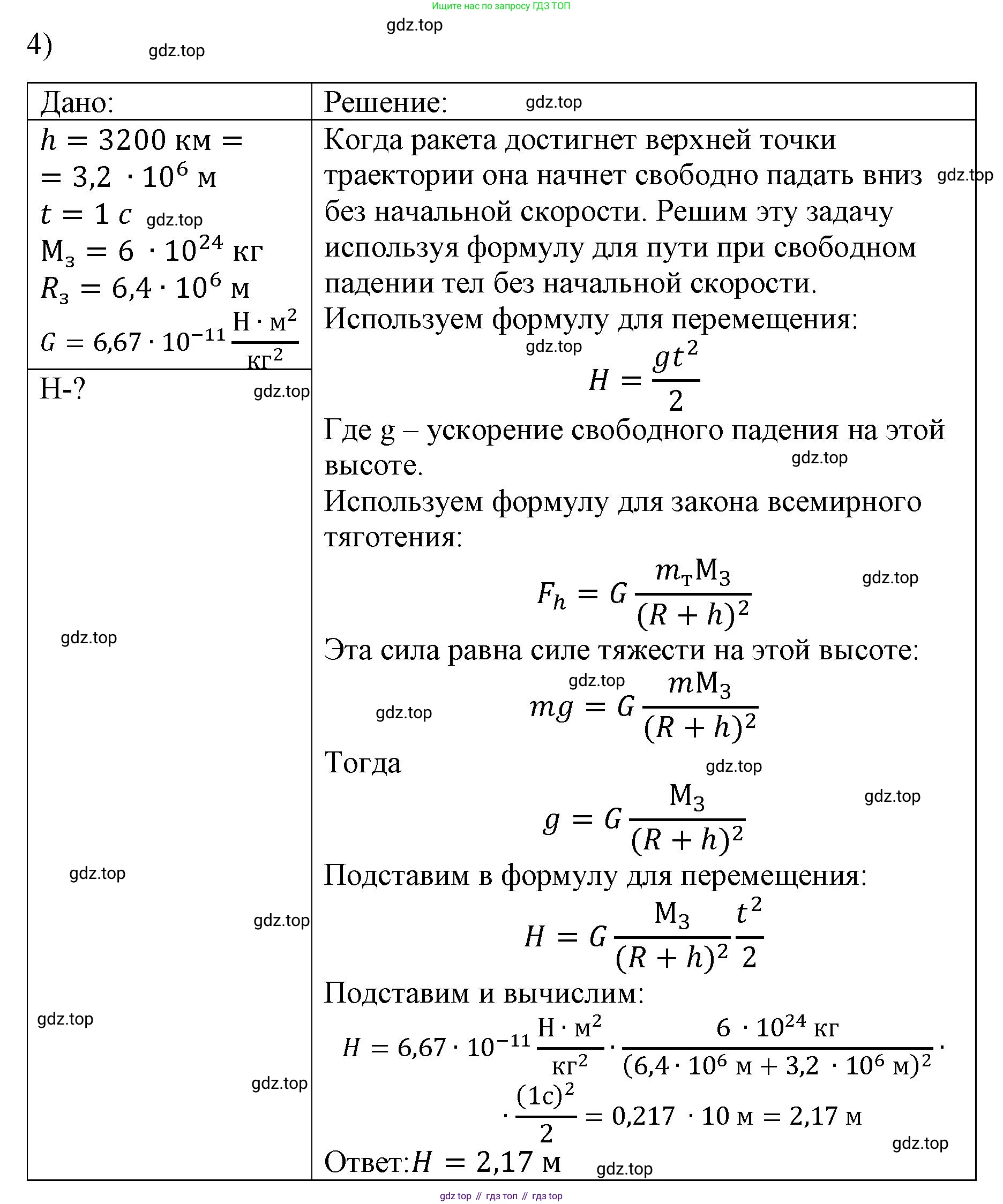 ГДЗ Физика, 9 класс Учебник, авторы: Пёрышкин И М, Гутник Елена Моисеевна, Иванов Александр Иванович, Петрова Мария Арсеньевна, издательство Просвещение, Москва, 2021 - 2022, страница 93, номер 4, Решение