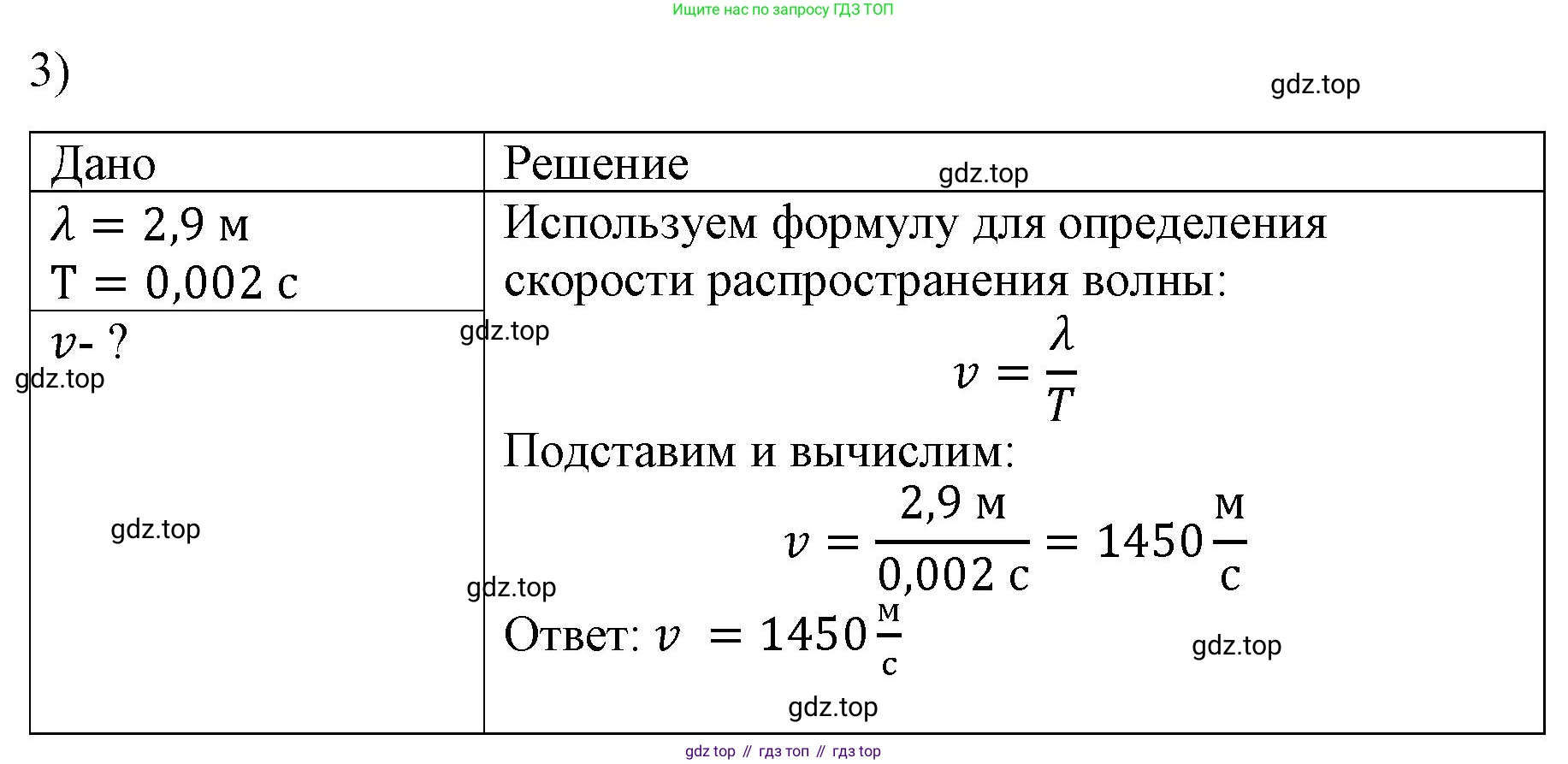 ГДЗ Физика, 9 класс Учебник, авторы: Пёрышкин И М, Гутник Елена Моисеевна, Иванов Александр Иванович, Петрова Мария Арсеньевна, издательство Просвещение, Москва, 2021 - 2022, страница 160, номер 3, Решение