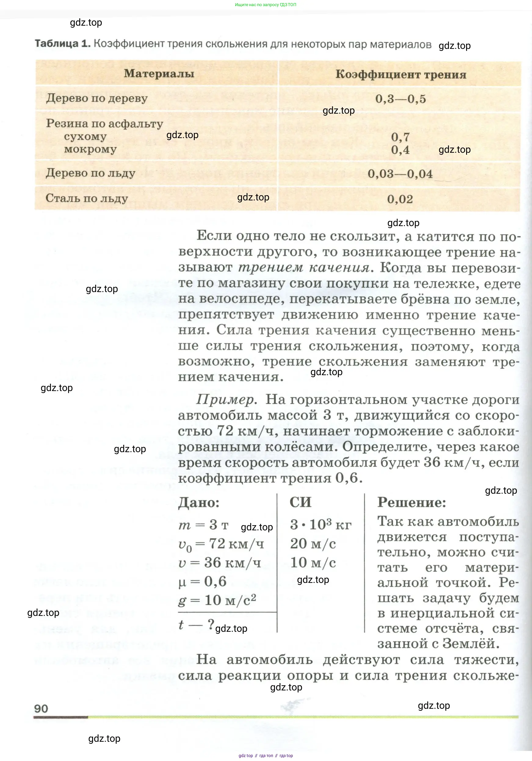 Физика, 9 класс Учебник, авторы: Пёрышкин И М, Гутник Елена Моисеевна, Иванов Александр Иванович, Петрова Мария Арсеньевна, издательство Просвещение, Москва, 2023, белого цвета, страница 90