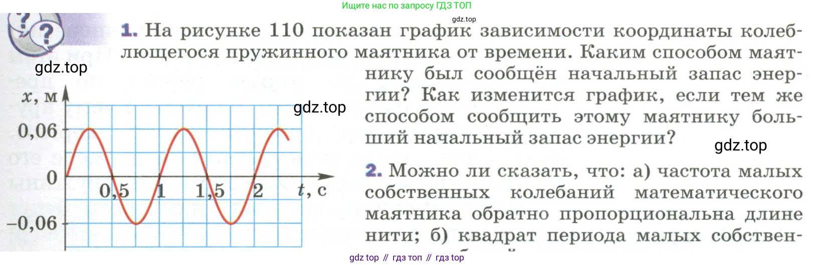 Физика, 9 класс Учебник, авторы: Пёрышкин И М, Гутник Елена Моисеевна, Иванов Александр Иванович, Петрова Мария Арсеньевна, издательство Просвещение, Москва, 2023, белого цвета, страница 155, номер 1, Условие