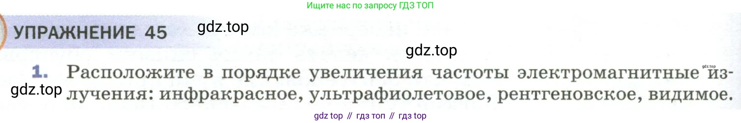 Физика, 9 класс Учебник, авторы: Пёрышкин И М, Гутник Елена Моисеевна, Иванов Александр Иванович, Петрова Мария Арсеньевна, издательство Просвещение, Москва, 2023, белого цвета, страница 266, номер 1, Условие