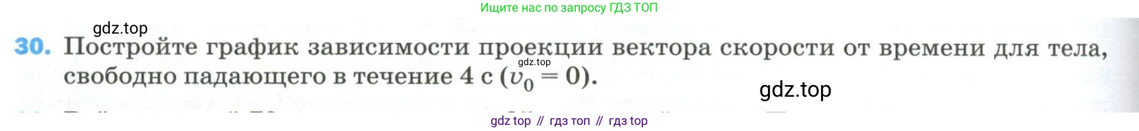 Физика, 9 класс Учебник, авторы: Пёрышкин И М, Гутник Елена Моисеевна, Иванов Александр Иванович, Петрова Мария Арсеньевна, издательство Просвещение, Москва, 2023, белого цвета, страница 336, номер 30, Условие