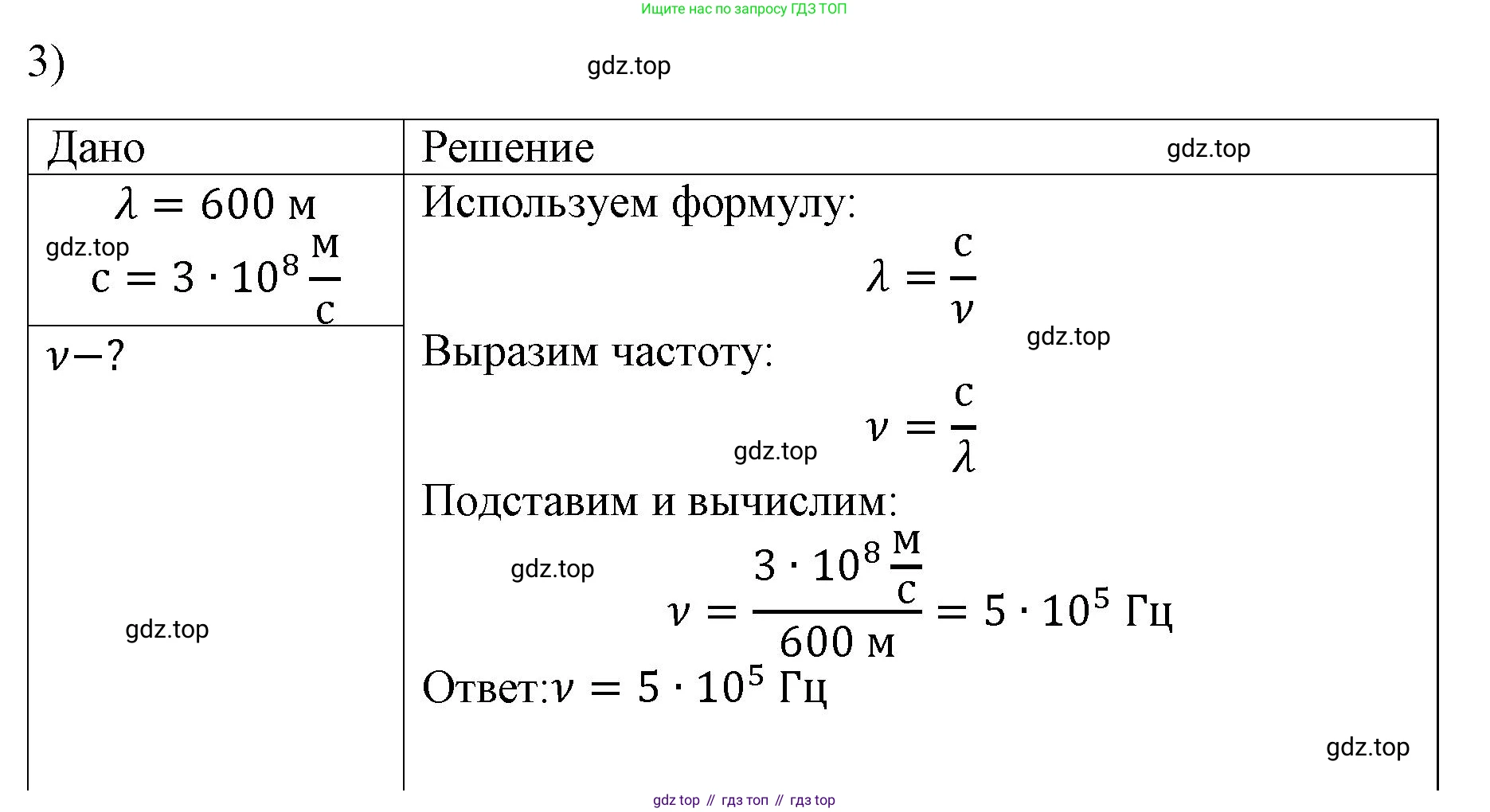 Физика, 9 класс Учебник, авторы: Пёрышкин И М, Гутник Елена Моисеевна, Иванов Александр Иванович, Петрова Мария Арсеньевна, издательство Просвещение, Москва, 2023, белого цвета, страница 266, номер 3, Решение