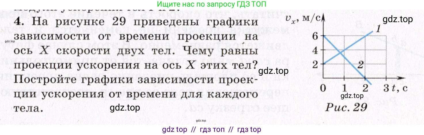 Физика, 9 класс Учебник, авторы: Пурышева Наталия Сергеевна, Важеевская Наталия Евгеньевна, Чаругин Виктор Максимович, издательство Просвещение, Москва, 2012, белого цвета, страница 31, номер 4, Условие