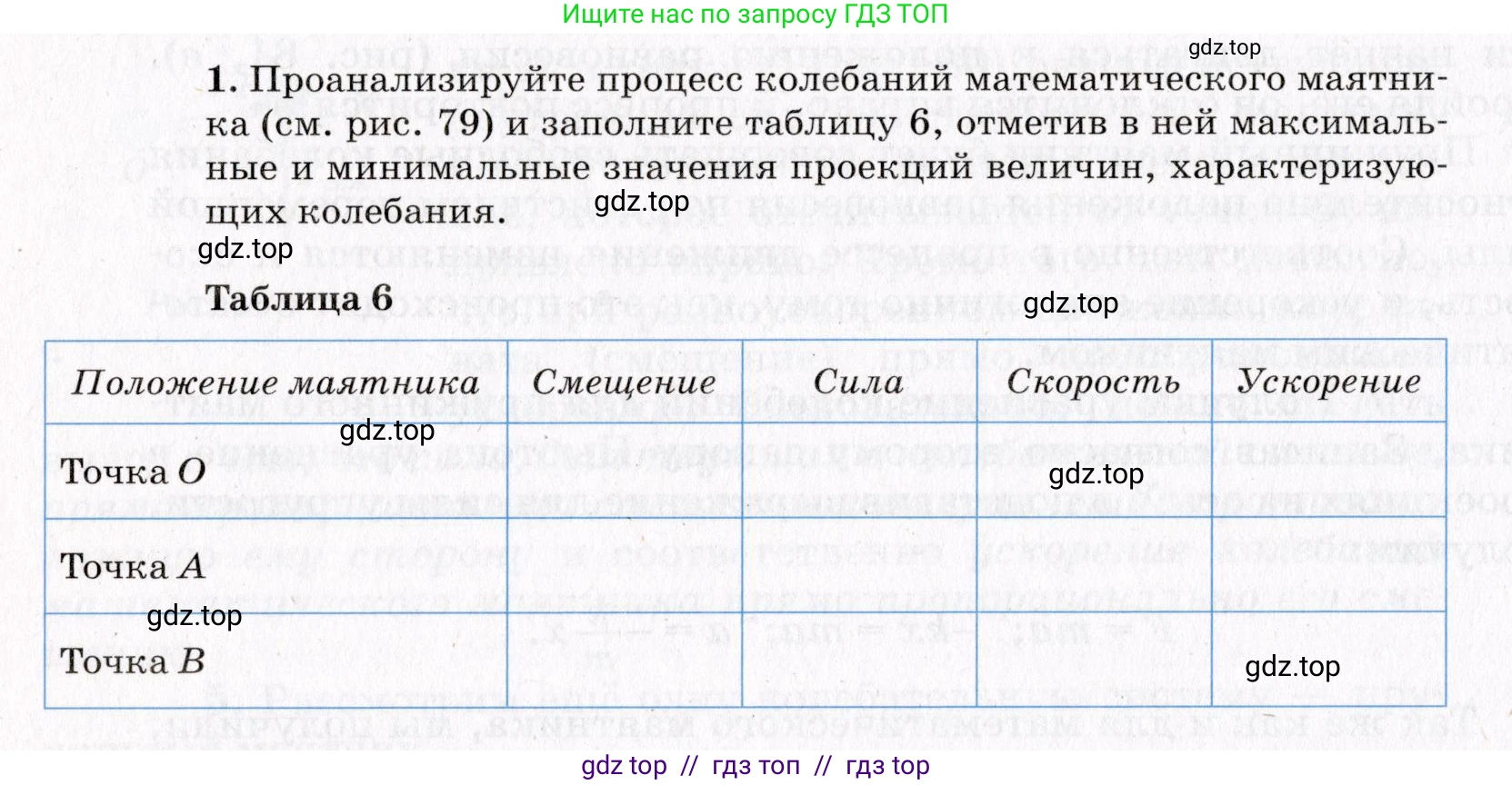 Физика, 9 класс Учебник, авторы: Пурышева Наталия Сергеевна, Важеевская Наталия Евгеньевна, Чаругин Виктор Максимович, издательство Просвещение, Москва, 2012, белого цвета, страница 114, номер 1, Условие