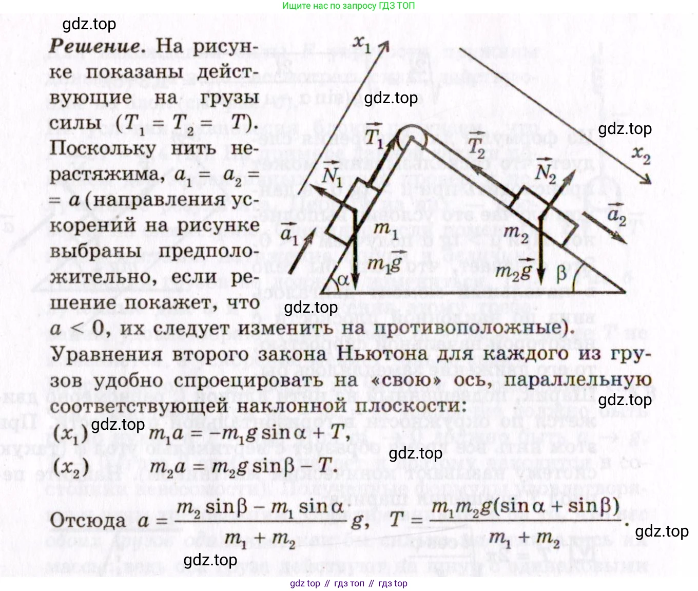 ГДЗ Физика, 10-11 класс Задачник, авторы: Гельфгат Илья Маркович, Генденштейн Лев Элевич, Кирик Леонид Анатольевич, издательство Илекса, Москва, 2008, красного цвета, страница 59, номер 8.5, Условие (продолжение 2)