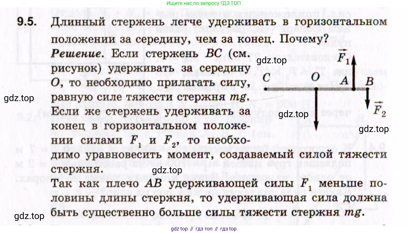ГДЗ Физика, 10-11 класс Задачник, авторы: Гельфгат Илья Маркович, Генденштейн Лев Элевич, Кирик Леонид Анатольевич, издательство Илекса, Москва, 2008, красного цвета, страница 66, номер 9.5, Условие