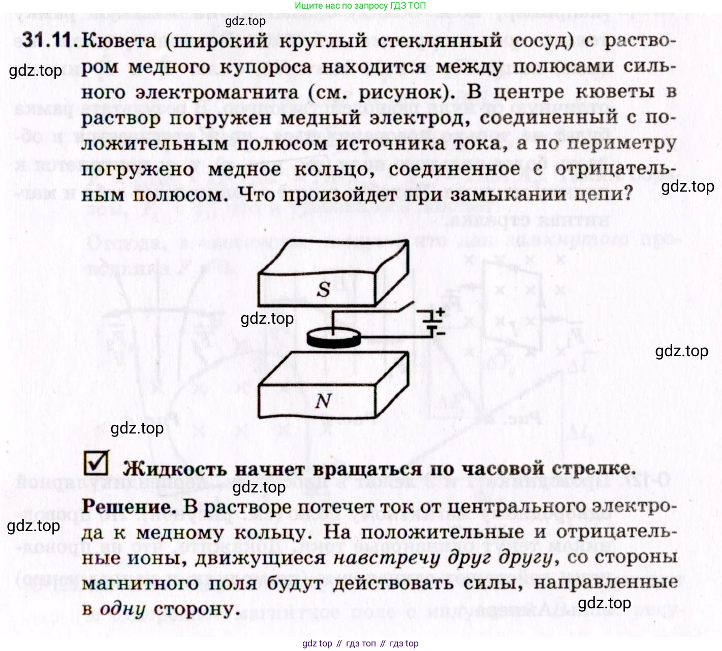 ГДЗ Физика, 10-11 класс Задачник, авторы: Гельфгат Илья Маркович, Генденштейн Лев Элевич, Кирик Леонид Анатольевич, издательство Илекса, Москва, 2008, красного цвета, страница 225, номер 31.11, Условие