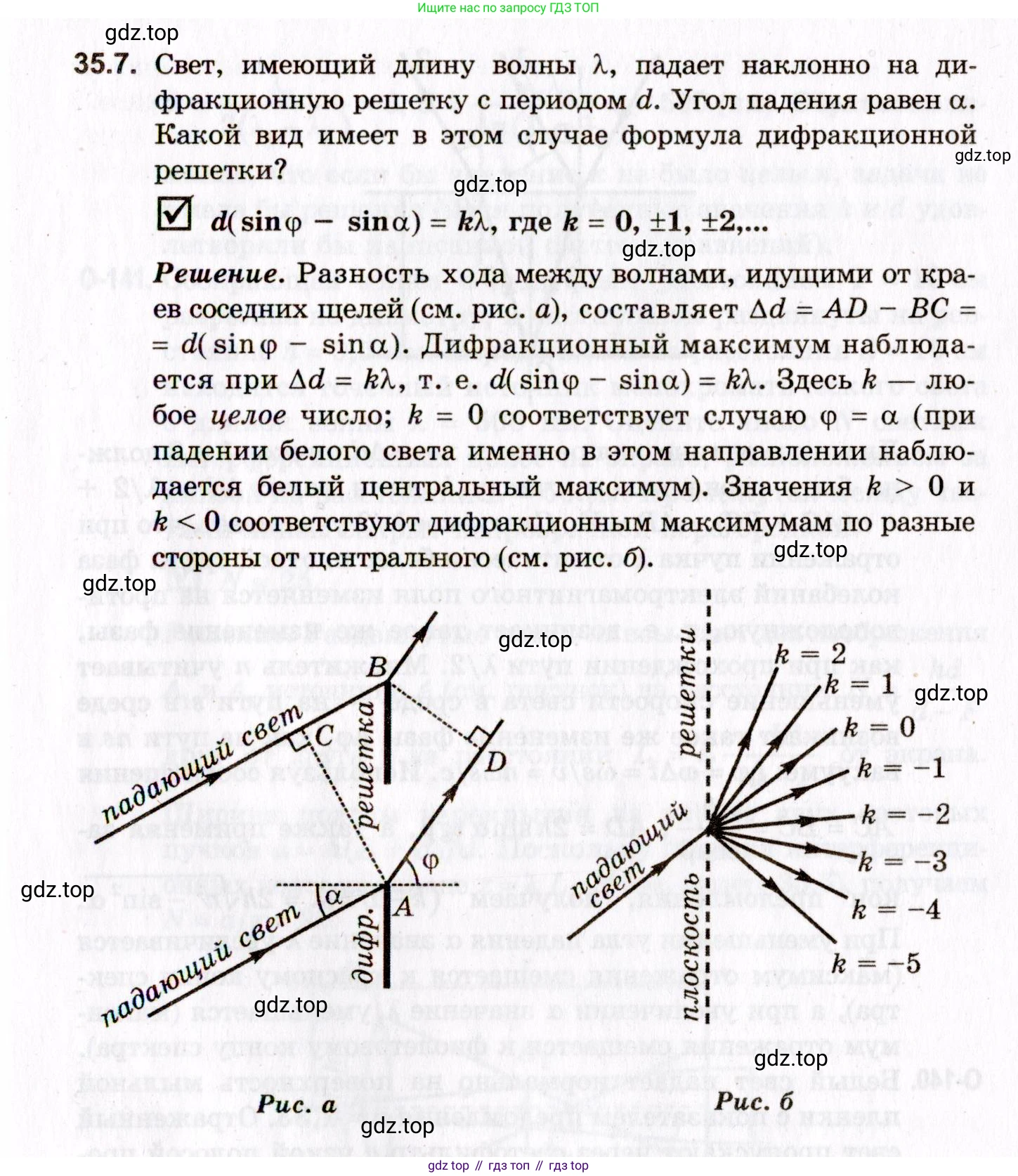 ГДЗ Физика, 10-11 класс Задачник, авторы: Гельфгат Илья Маркович, Генденштейн Лев Элевич, Кирик Леонид Анатольевич, издательство Илекса, Москва, 2008, красного цвета, страница 251, номер 35.7, Условие