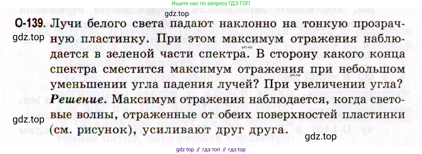 ГДЗ Физика, 10-11 класс Задачник, авторы: Гельфгат Илья Маркович, Генденштейн Лев Элевич, Кирик Леонид Анатольевич, издательство Илекса, Москва, 2008, красного цвета, страница 251, номер 139, Условие