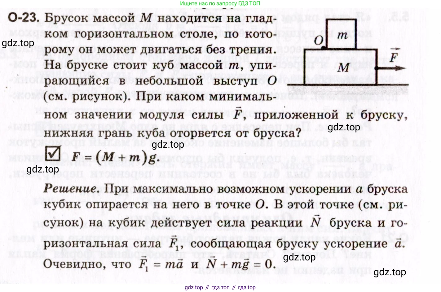 ГДЗ Физика, 10-11 класс Задачник, авторы: Гельфгат Илья Маркович, Генденштейн Лев Элевич, Кирик Леонид Анатольевич, издательство Илекса, Москва, 2008, красного цвета, страница 42, номер 23, Условие