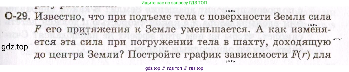 ГДЗ Физика, 10-11 класс Задачник, авторы: Гельфгат Илья Маркович, Генденштейн Лев Элевич, Кирик Леонид Анатольевич, издательство Илекса, Москва, 2008, красного цвета, страница 53, номер 29, Условие