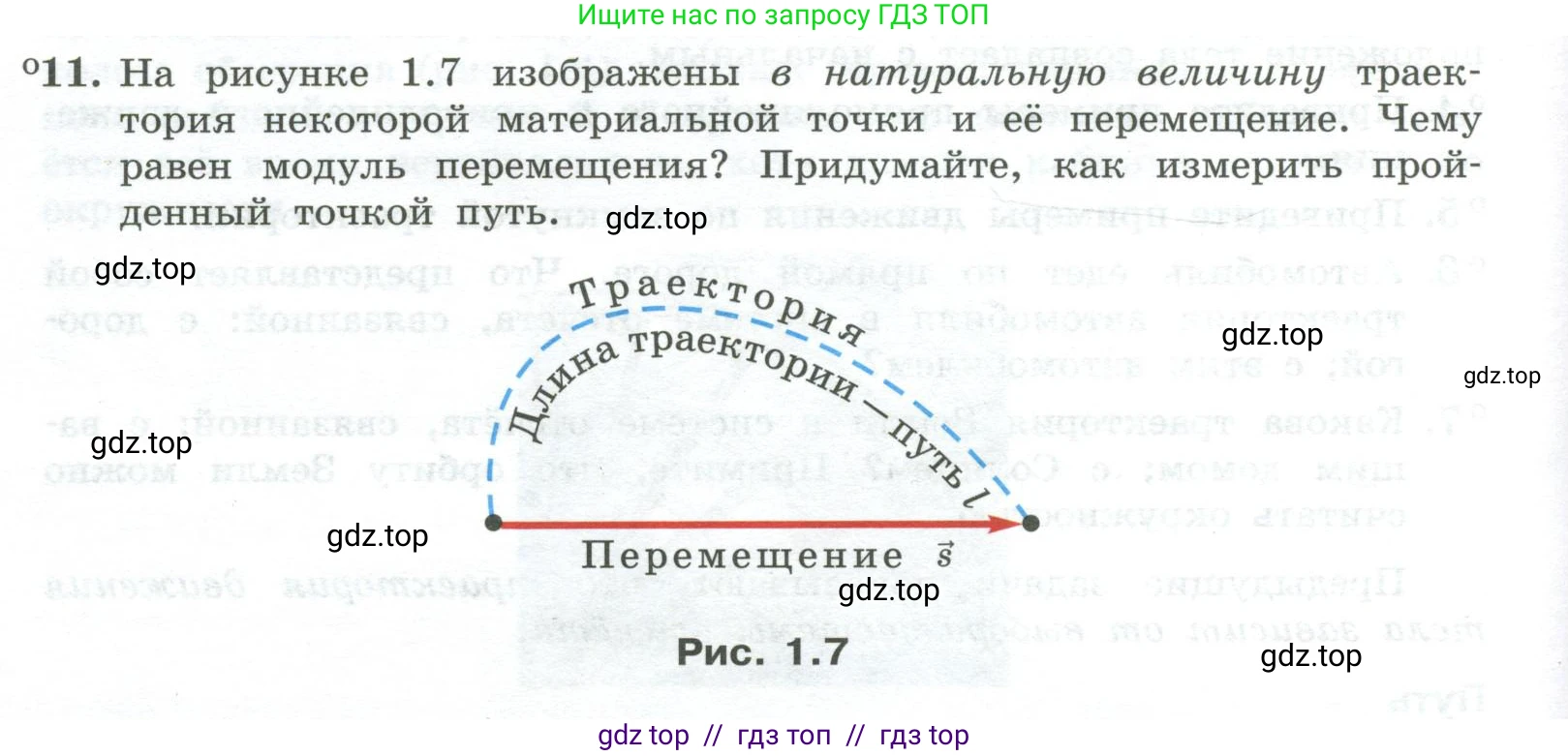 Физика, 10 класс Учебник, авторы: Генденштейн Лев Элевич, Булатова Альбина Александрова, Корнильев Игорь Николаевич, Кошкина Анжелика Васильевна, издательство Просвещение, Москва, 2019, бирюзового цвета, Часть 1, страница 12, номер 11, Условие