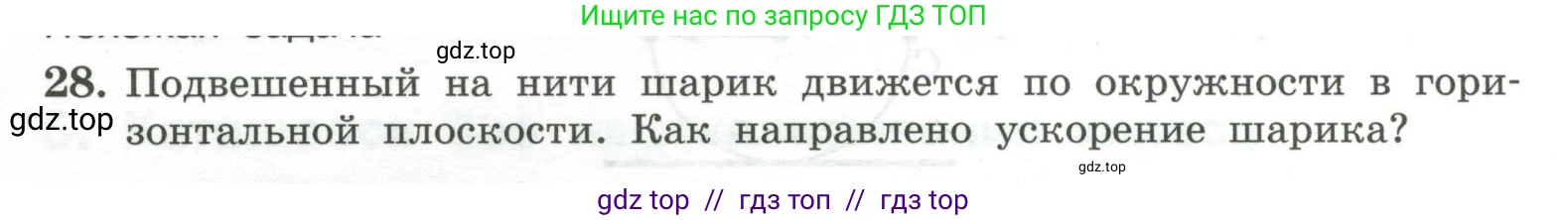 Физика, 10 класс Учебник, авторы: Генденштейн Лев Элевич, Булатова Альбина Александрова, Корнильев Игорь Николаевич, Кошкина Анжелика Васильевна, издательство Просвещение, Москва, 2019, бирюзового цвета, Часть 1, страница 60, номер 28, Условие