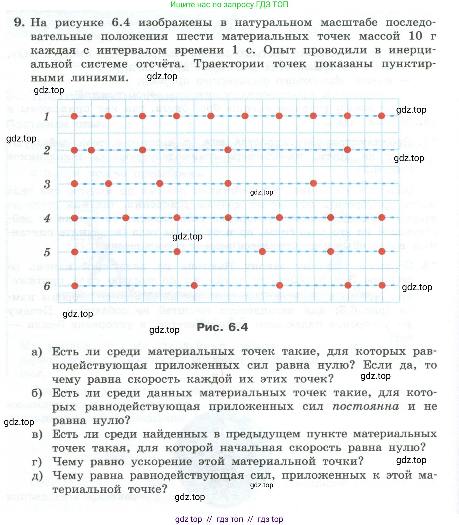 Физика, 10 класс Учебник, авторы: Генденштейн Лев Элевич, Булатова Альбина Александрова, Корнильев Игорь Николаевич, Кошкина Анжелика Васильевна, издательство Просвещение, Москва, 2019, бирюзового цвета, Часть 1, страница 70, номер 9, Условие